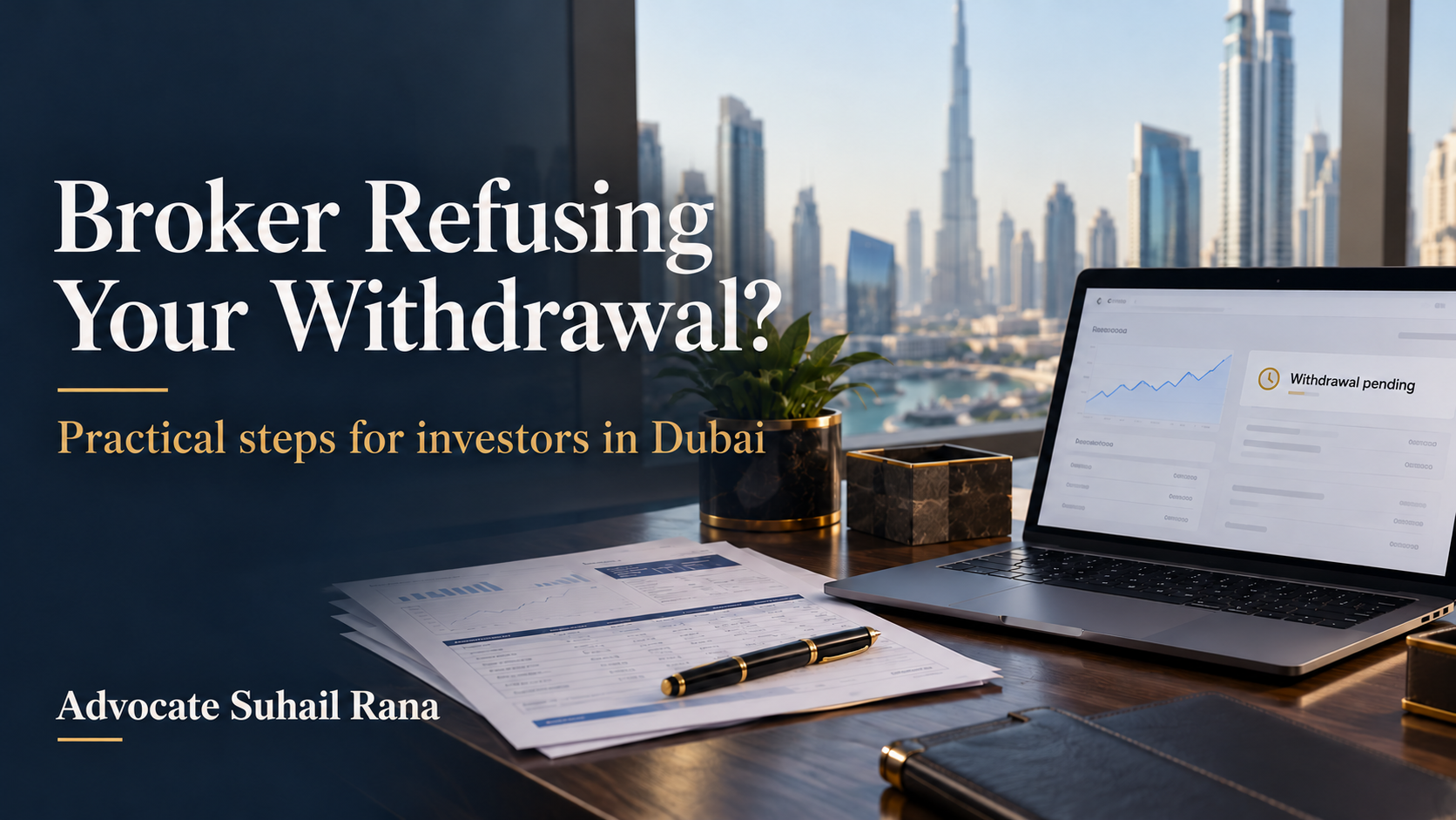Broker withdrawal dispute in Dubai — practical steps for investors